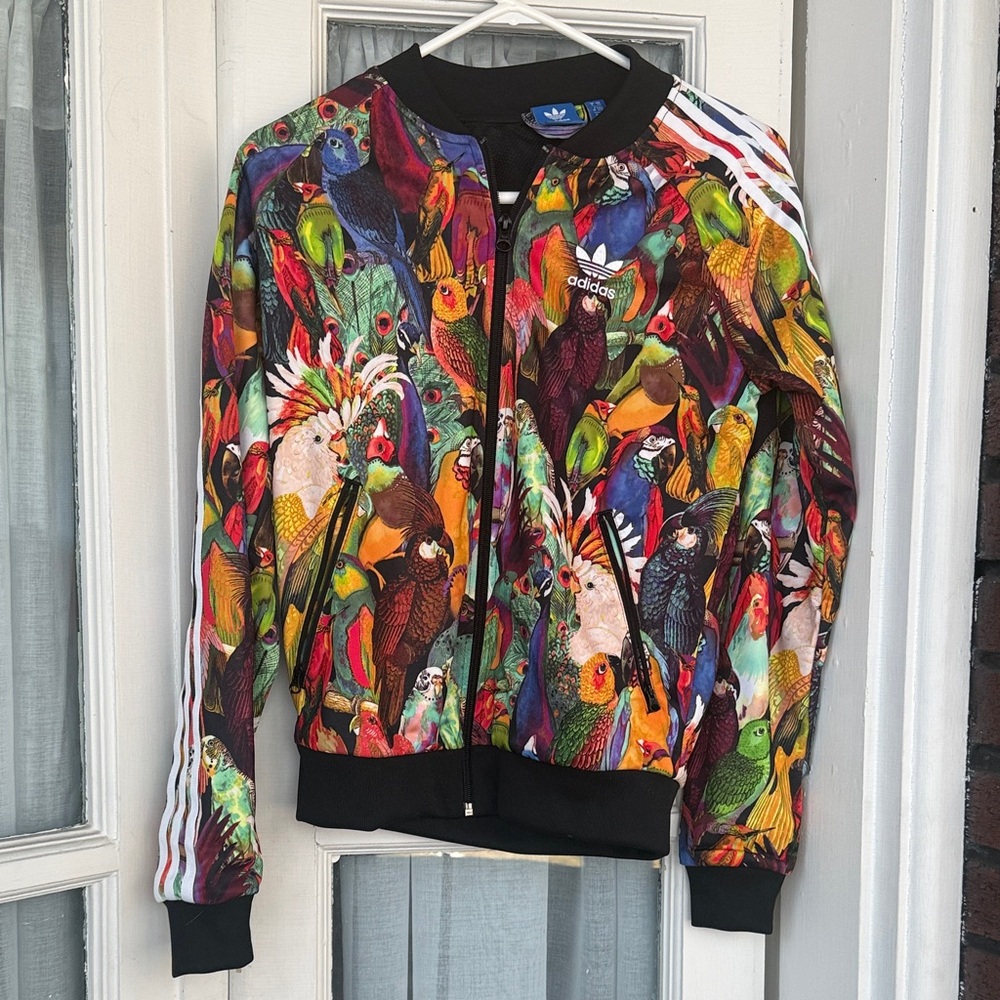 Adidas X Farm Rio Passaredo Trefoil Tropical Bird Jacket Superstar Track Top